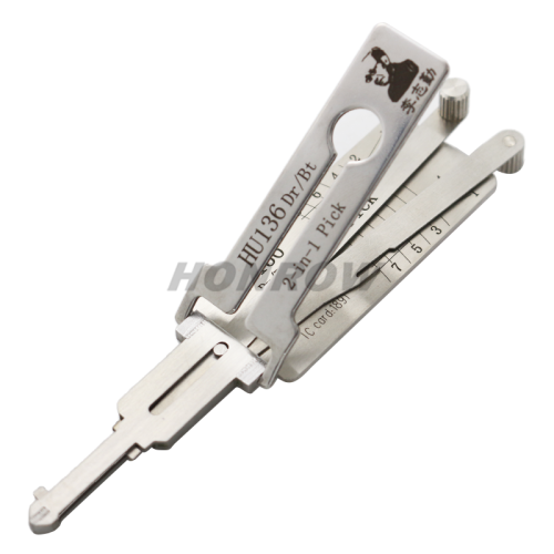 Original Lishi HU136 Dr/Bt 2 in 1 decode and lockpick