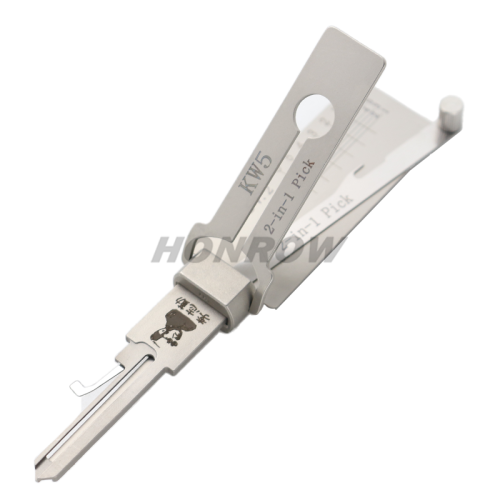 For Original Lishi KW5 2 in 1 decode and lockpick,Kwikset KW5, 6 pins.Residential 2in1 tool