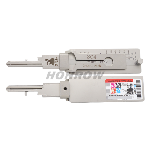 For Original Lishi SC4 2 in 1 decode and lockpick