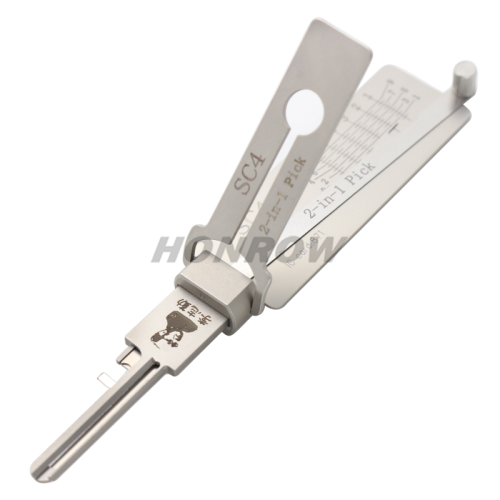For Original Lishi SC4 2 in 1 decode and lockpick