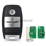 For Kia Morning Picanto 3 button  Smart Remote Key with 433MHz 8A Chip  SYEC3FOB1611 8A Chip 95440-G6100
