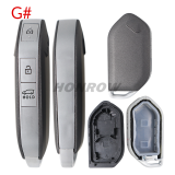For new 2023-2025 Kia Telluride Sorento K5 Carnival 3/4/5/6/7/8 buttons remote key shell without logo