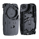 For Fiat 3 /4 button flip remote key blank with SIP22 without logo, please choose the key button