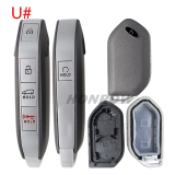 For new 2023-2025 Kia Telluride Sorento K5 Carnival 3/4/5/6/7/8 buttons remote key shell