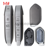 For new 2023-2025 Kia Telluride Sorento K5 Carnival 3/4/5/6/7/8 buttons remote key shell without logo