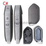 For new 2023-2025 Kia Telluride Sorento K5 Carnival 3/4/5/6/7/8 buttons remote key shell without logo