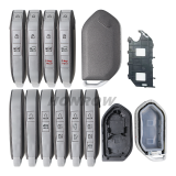 For new 2023-2025 Kia Telluride Sorento K5 Carnival 3/4/5/6/7/8 buttons remote key shell without logo