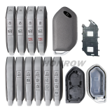 For new 2023-2025 Kia Telluride Sorento K5 Carnival 3/4/5/6/7/8 buttons remote key shell
