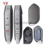 For new 2023-2025 Kia Telluride Sorento K5 Carnival 3/4/5/6/7/8 buttons remote key shell without logo