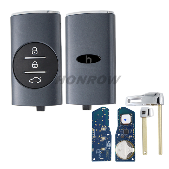 For Chery  Original Keyless Remote Key 434Mhz 4A Chip With Emergeny Key