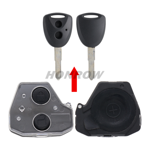 For Toyota 2 button Remote key blank