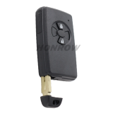 For Toyota 2 button remote key blank , the blade with two side groove (black)