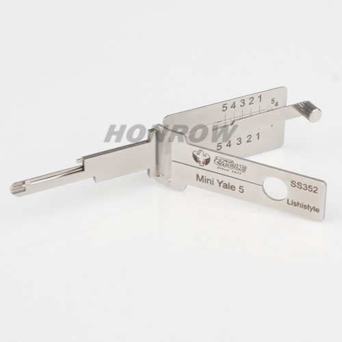 Lishi Tool Mini Yale 5 SS352 2 in 1 lock pick lishi style lock pick  2 in 1 tool