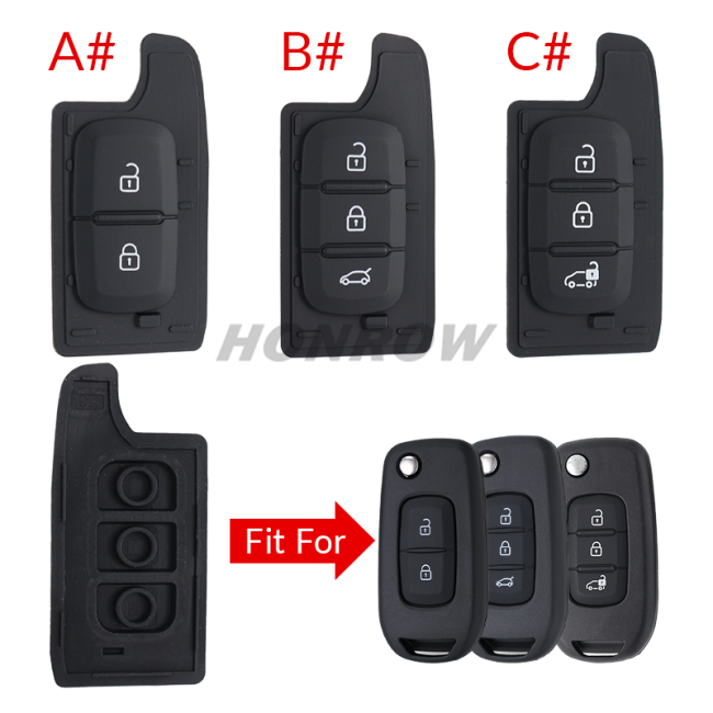 For Renault Flip key Pad