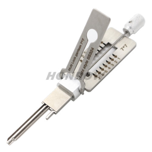 Lishi Tool SS324  Lishi Style Multi lock garrison 7*7 lishi style lock pick set locksmith tool