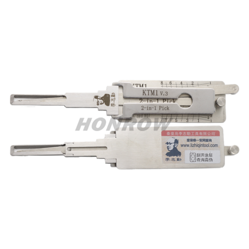 Original Lishi 2-in-1 Pick Decoder Tool KTM1 For KTM & Yamaha With High Security Anti Glare Type