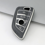 Sliver TPU Car Key Cover For BMW Key Protect Case