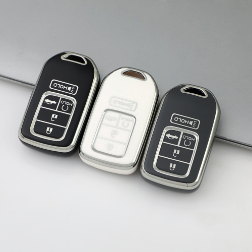 Sliver TPU Car Key Cover For Honda Key Protect Case