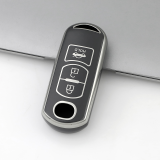 Sliver TPU Car Key Cover For Mazda Key Protect Case