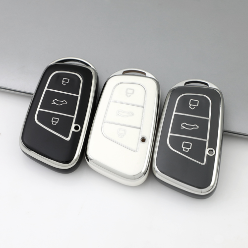 Sliver TPU Car Key Cover For Chery Key Protect Case