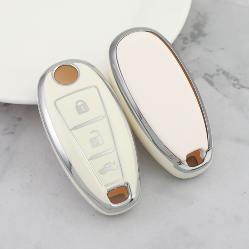 Sliver TPU Car Key Cover For Suzuki Key Protect Case