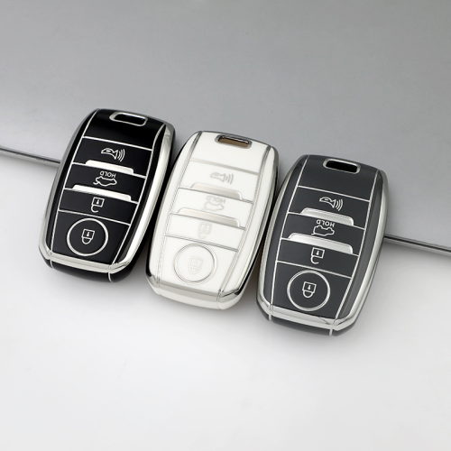 Sliver TPU Car Key Cover For Kia Key Protect Case