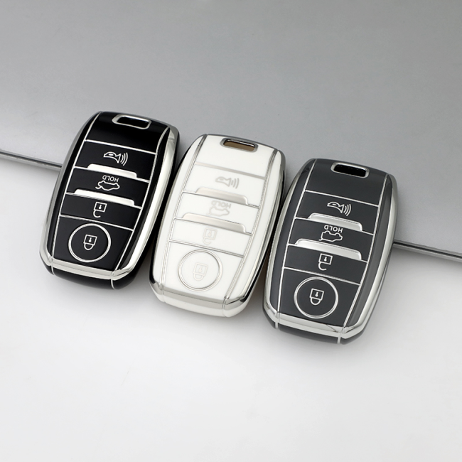 Sliver TPU Car Key Cover For Kia Key Protect Case
