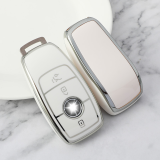 Sliver TPU Car Key Cover For Benz Key Protect Case