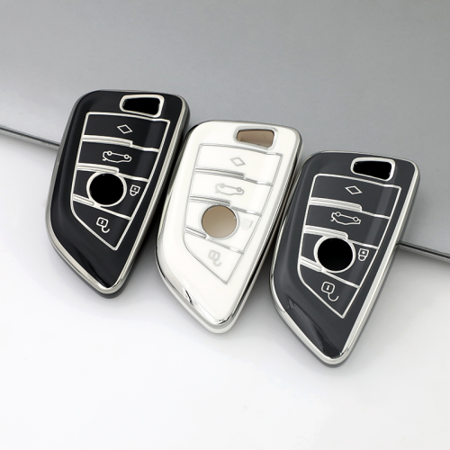 Sliver TPU Car Key Cover For BMW Key Protect Case