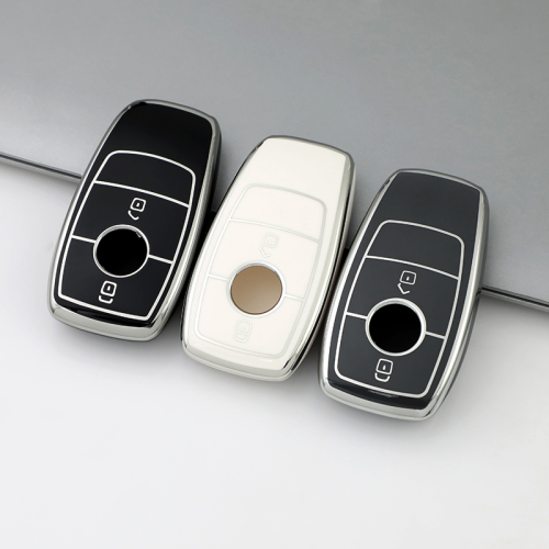 Sliver TPU Car Key Cover For Benz Key Protect Case