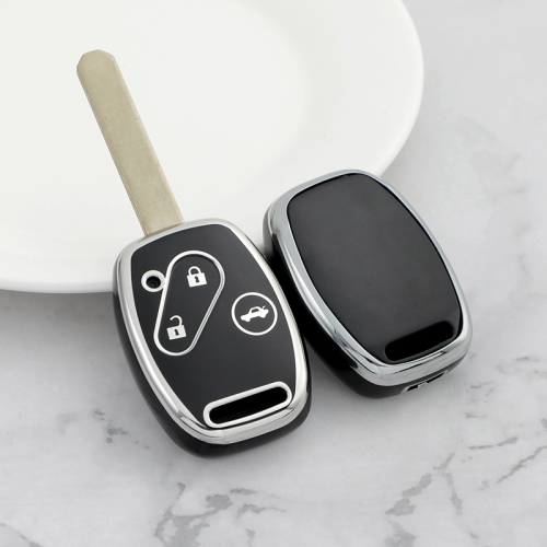 Sliver TPU Car Key Cover For Honda Key Protect Case