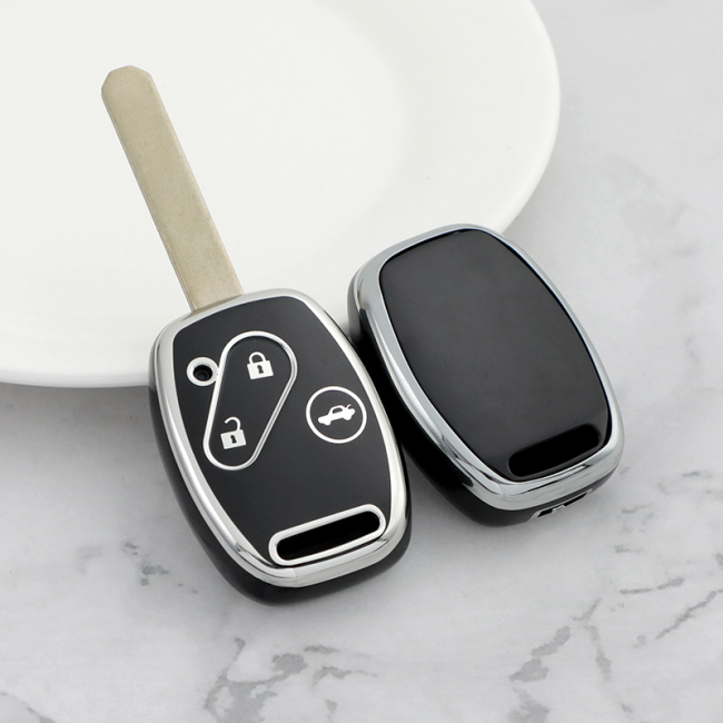 Sliver TPU Car Key Cover For Honda Key Protect Case