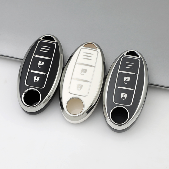 Sliver TPU Car Key Cover For Nissan Key Protect Case