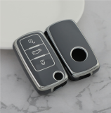 Sliver TPU Car Key Cover For Volkswagen Key Protect Case