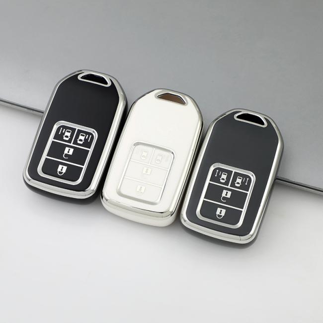 Sliver TPU Car Key Cover For Honda Key Protect Case