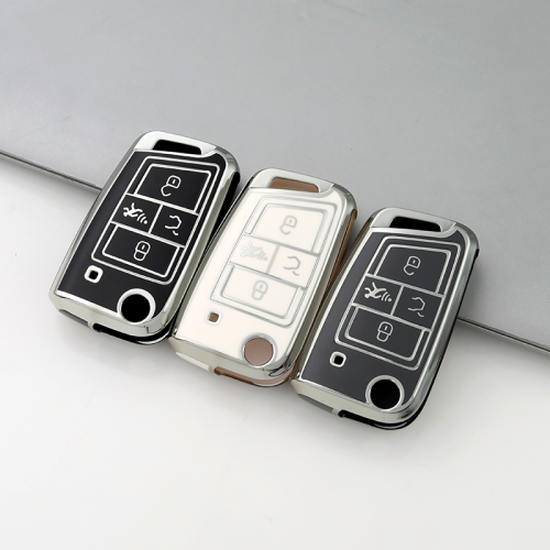 Sliver TPU Car Key Cover For Volkswagen Key Protect Case