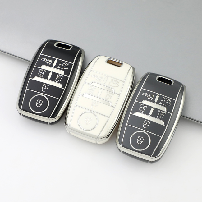 Sliver TPU Car Key Cover For Kia Key Protect Case