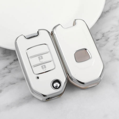 Sliver TPU Car Key Cover For Honda Key Protect Case