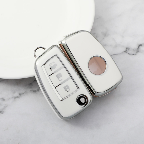 Sliver TPU Car Key Cover For Nissan Key Protect Case