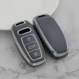 Sliver TPU Car Key Cover For Audi Key Protect Case