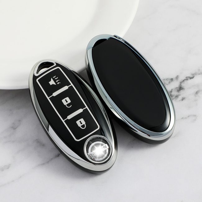 Sliver TPU Car Key Cover For Nissan Key Protect Case