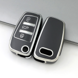 Sliver TPU Car Key Cover For Audi Key Protect Case