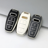 Sliver TPU Car Key Cover For Audi Key Protect Case