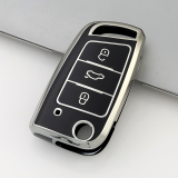 Sliver TPU Car Key Cover For Volkswagen Key Protect Case