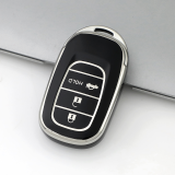Sliver TPU Car Key Cover For Honda Key Protect Case