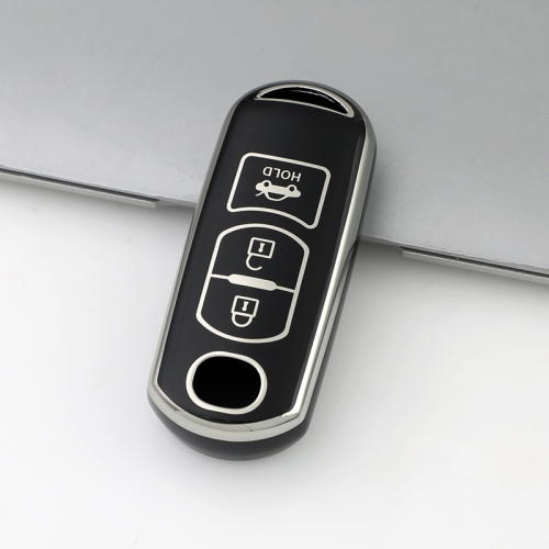 Sliver TPU Car Key Cover For Mazda Key Protect Case