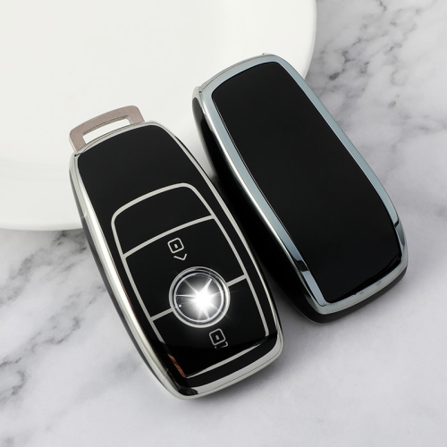 Sliver TPU Car Key Cover For Benz Key Protect Case