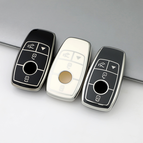 Sliver TPU Car Key Cover For Benz Key Protect Case