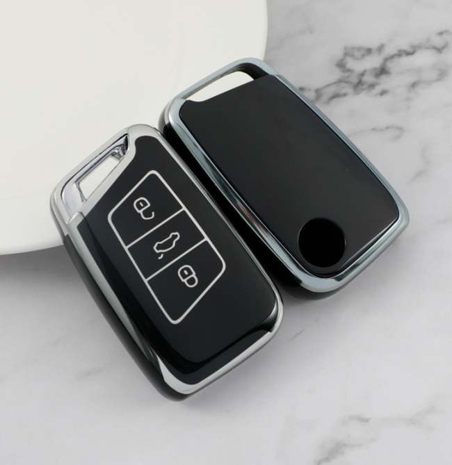 Sliver TPU Car Key Cover For Volkswagen Key Protect Case