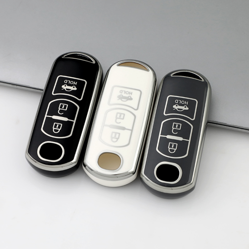 Sliver TPU Car Key Cover For Mazda Key Protect Case